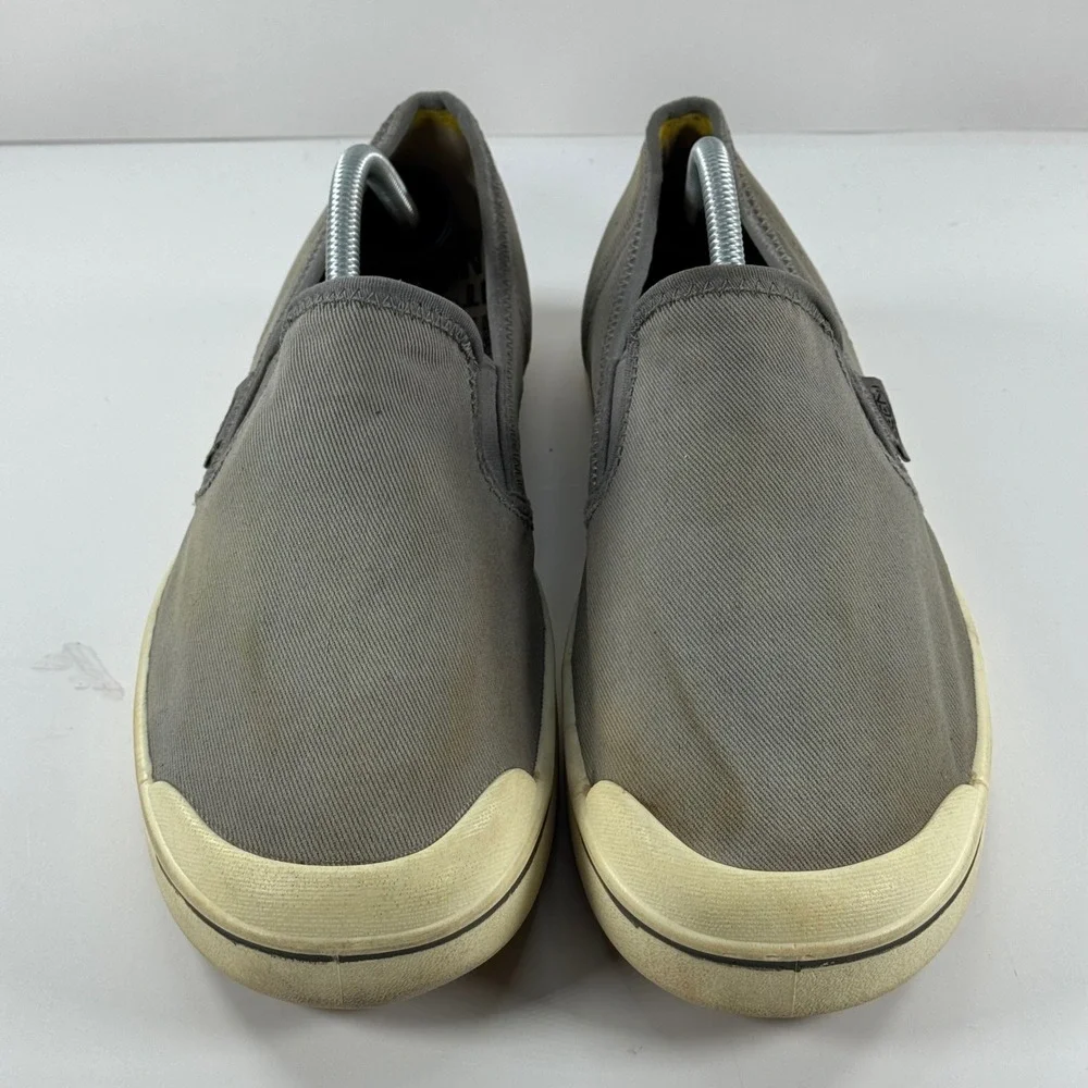 Keen Elsa Lite Slip On Canvas Sneakers Grey Mens 11 1026468‎ LUFTcell